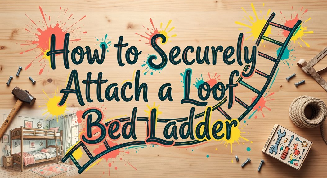 secure loft ladder attachment