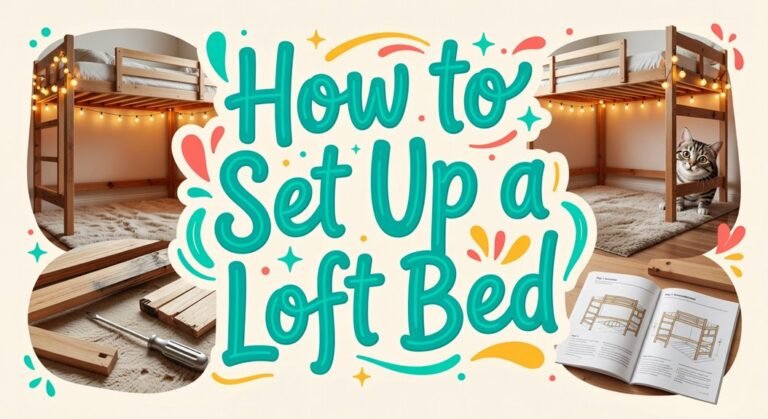 setting up a loft bed