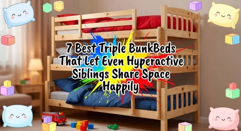 sibling friendly triple bunkbeds