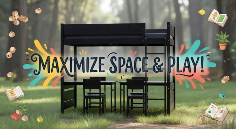 space saving loft bed desks