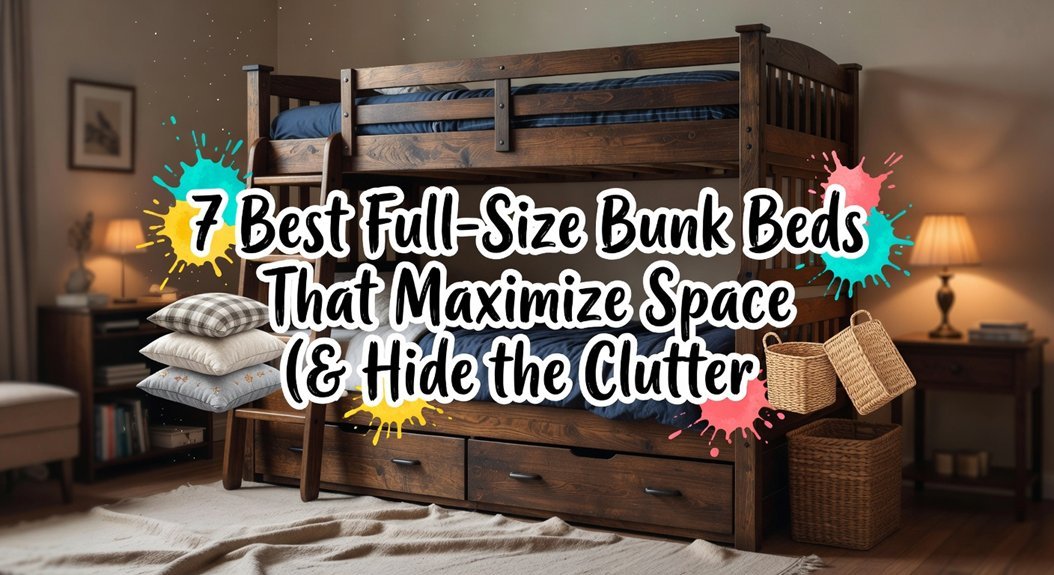 7 Best Full-Size Bunk Beds That Maximize Space (& Hide the Clutter)