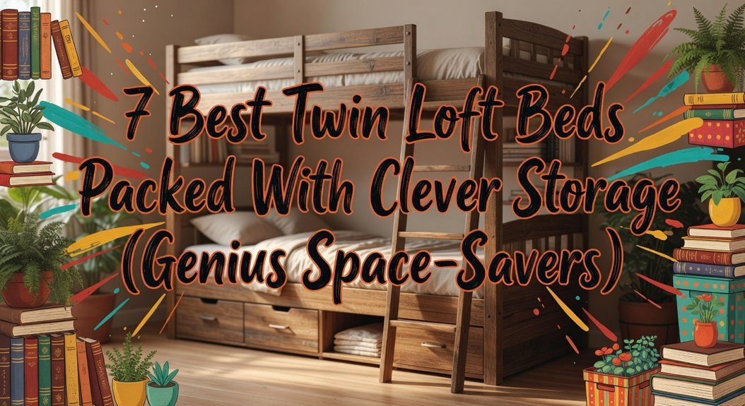 space saving twin loft beds