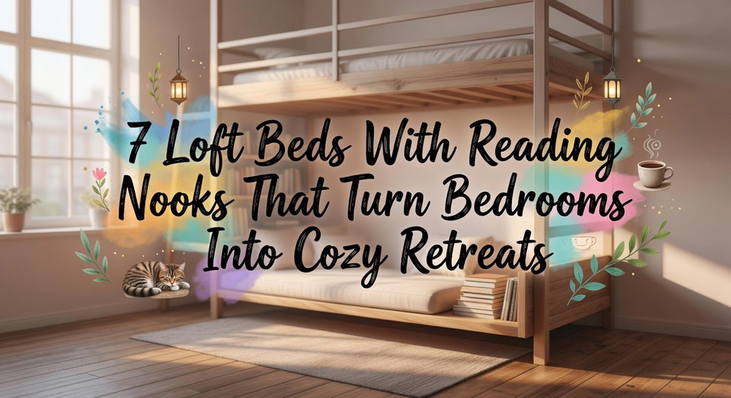 spacious loft reading nooks