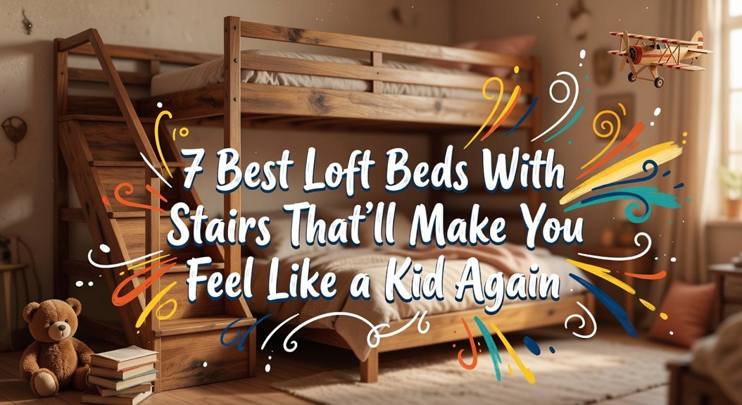 stair access loft beds