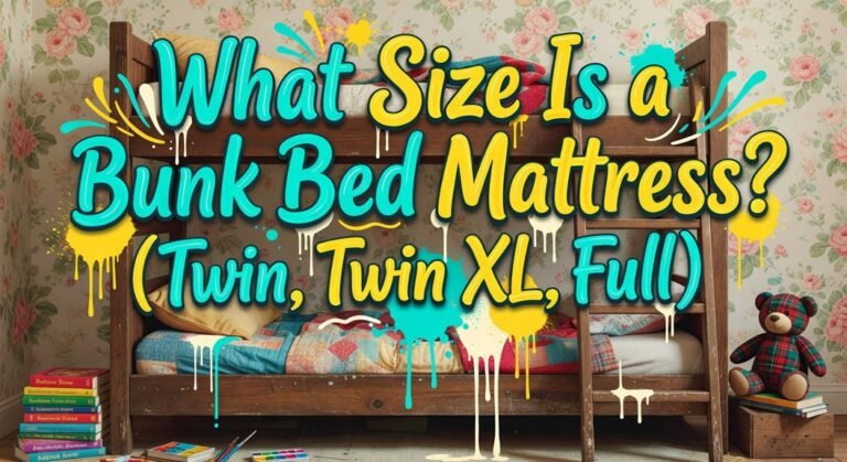 standard bunk bed mattress dimensions