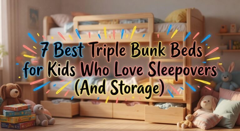 triple bunk beds storage