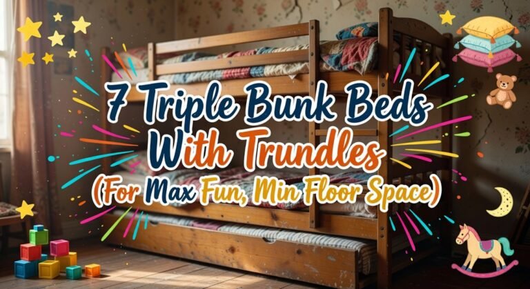 triple trundle bunk beds