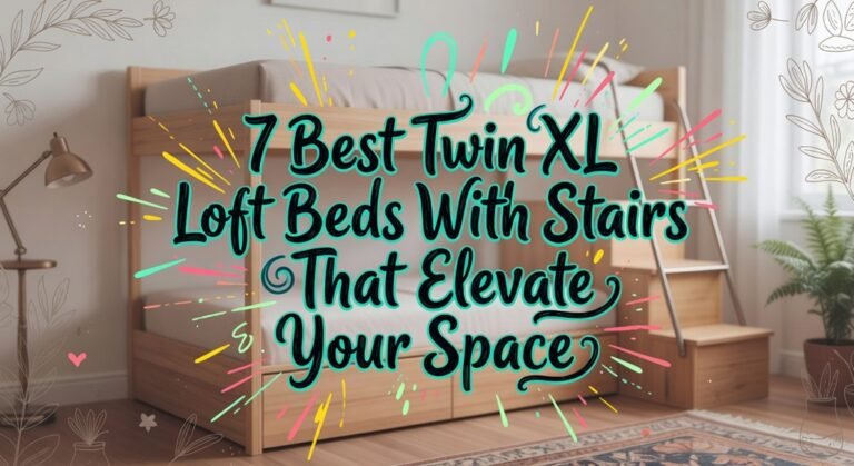 twin xl loft stair beds