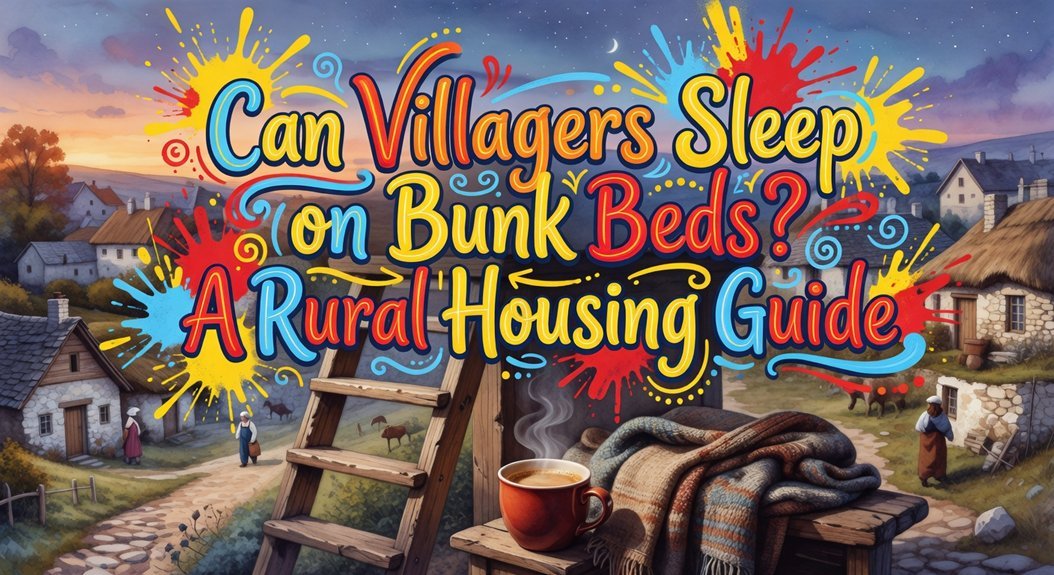 villagers and bunk beds