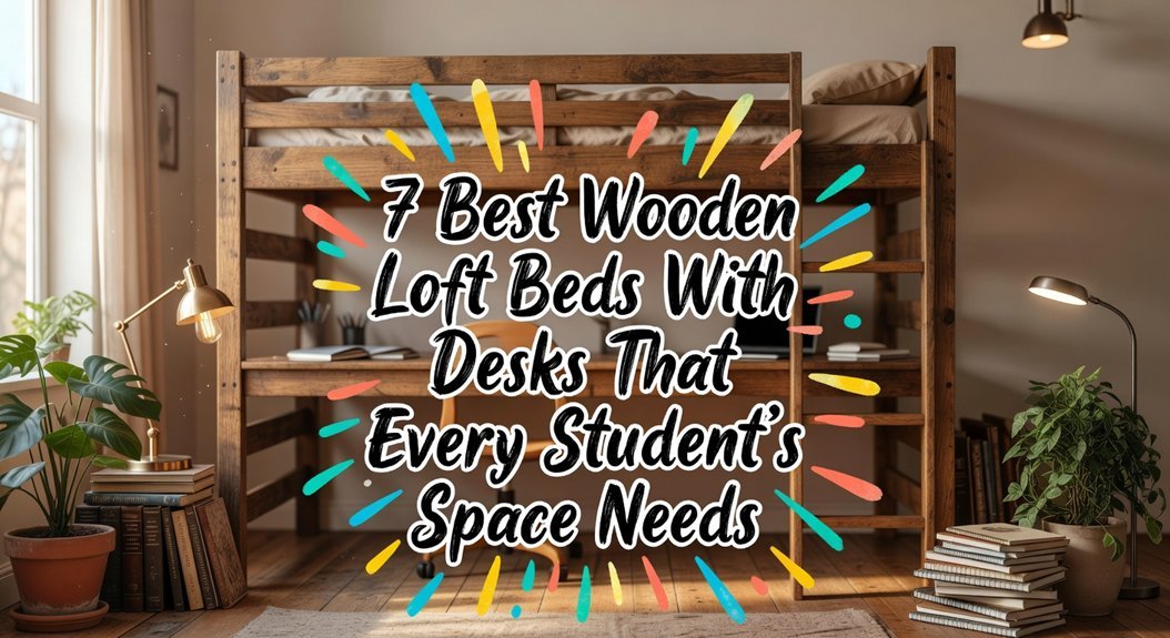 7 Best Wooden Loft Beds With Desks That Every Student’s Space Needs